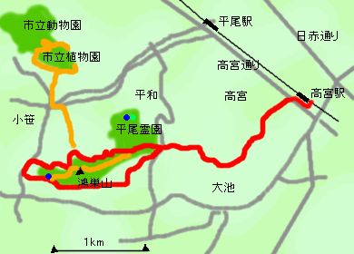 鴻巣山・平尾霊園